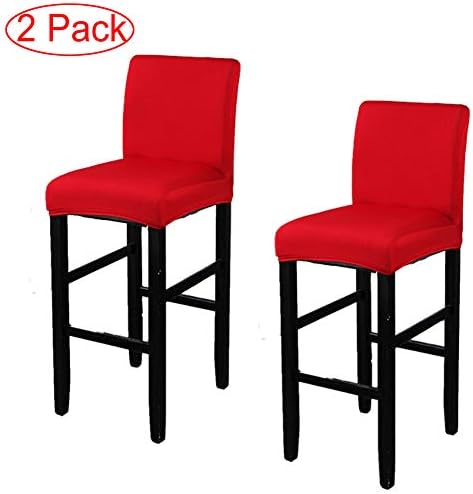 2 Pack Chair Covers for Bar Stools and Dining Chairs
