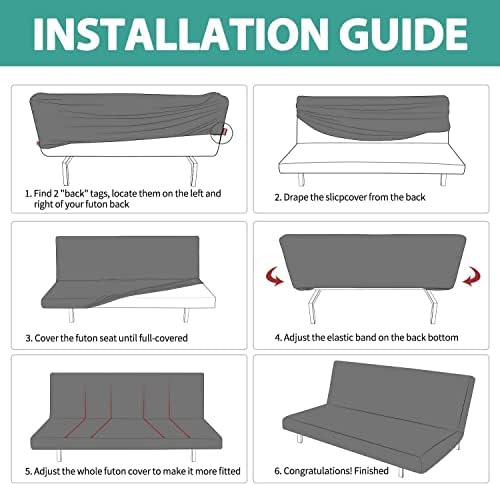 Ele ELEOPTION Triangle Print Armless Sofa Bed Cover Slipcover 1