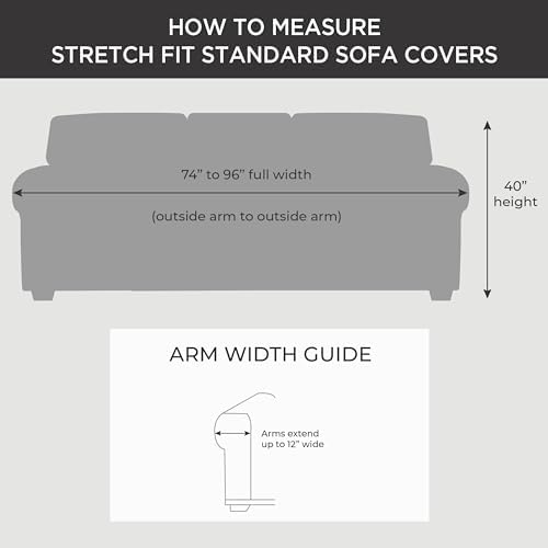 SureFit Stretch Pique 3 Seat Individual Cushion Sofa Cover Navy 1