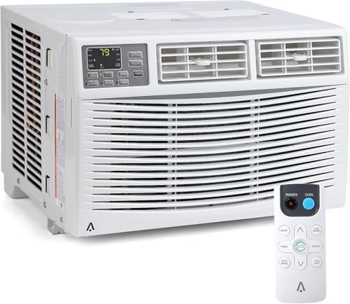 8000 BTU Window AC Unit with WiFi 3 Fan Speeds Easy Install