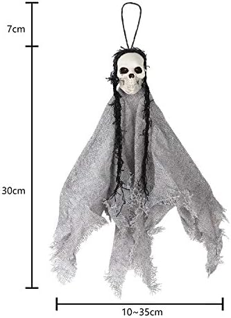 Scary Skull Ghost Halloween Decorations Hanging Props