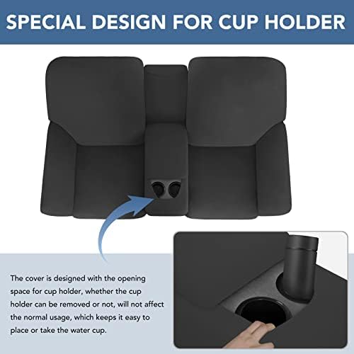 Easy-Going Stretch Recliner Loveseat Cover