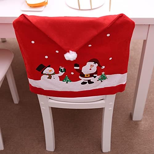BAKUGOU Santa Chair Covers Set of 4