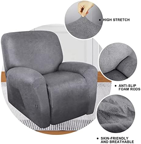 Molasofa Leather Like Oversized Recliner Chair Covers for Pets Kids
