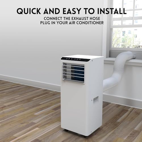 8000 BTU Portable AC 3-in-1 Cooling Dehumidifier Fan