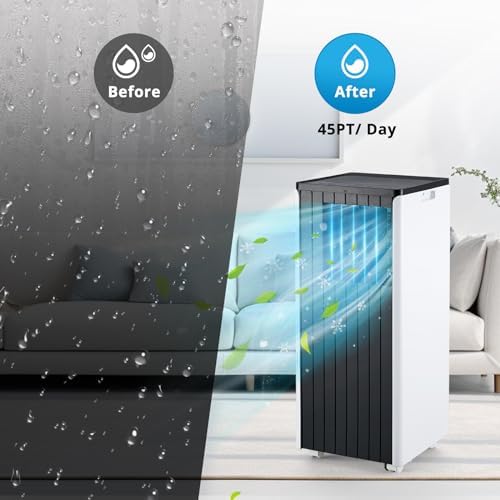 EcoExplorer 8000 BTU Portable Air Conditioner with Dehumidifier