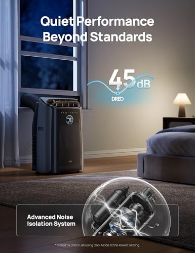 Dreo Portable AC Unit 12000 BTU Smart Cooling for Bedroom