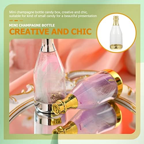 20pcs Clear Plastic Candy Bottle Containers for Party Favors