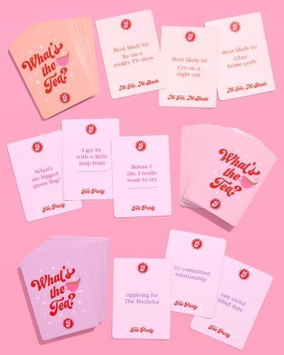 Whats The Tea Card Game for Bachelorette Parties and Friends