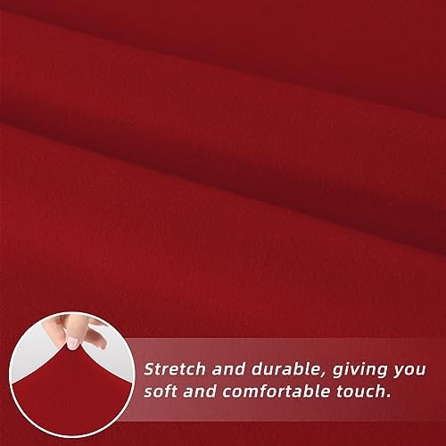 Easy-Going Dining Chair Covers Set of 2 Parsons Chair Slipcovers Christmas Red
