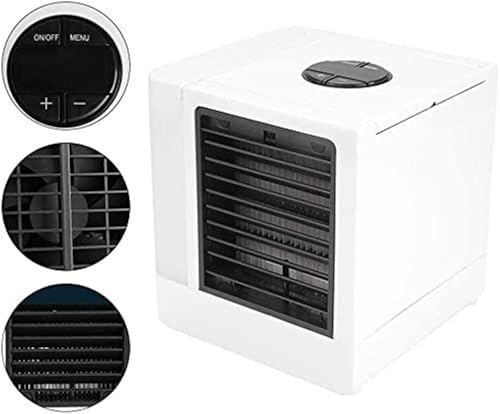 Cooler Ice Air Conditioner Portable USB Fan with LED Light