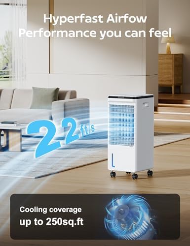 Slkdrft Portable Air Cooler with 7H Timer and 4 Modes 1