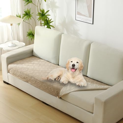 LPMOERA Waterproof Pet Sofa Cover Beige 30x70 Inch