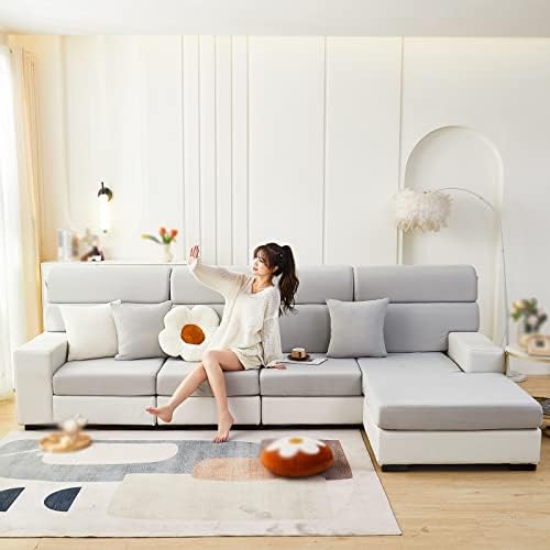 Oversized Single Sofa Slipcover Pet Proof and Comfortable