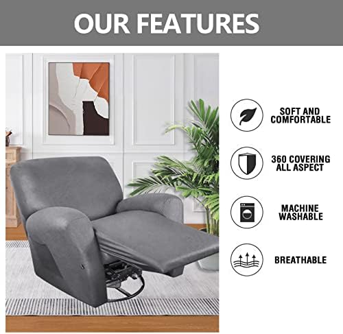 Molasofa Leather Like Oversized Recliner Chair Covers for Pets Kids