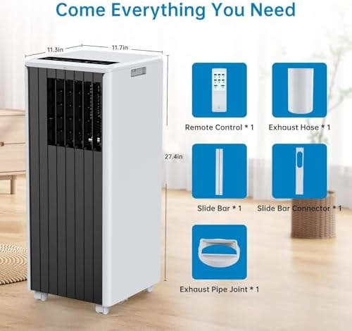 Dainslef 8000 BTU Portable AC with Remote Control