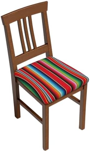 Mexican Serape Pattern Seat Covers for Dining Chairs