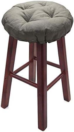 Levoberg Round Bar Stool Cushion 118 Inch Light Gray