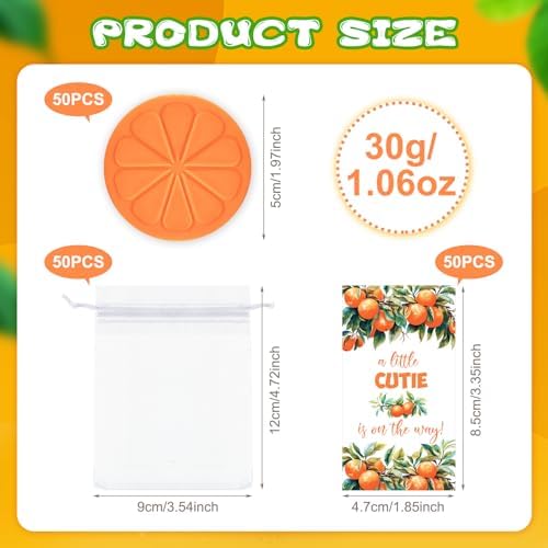 50 Piece Little Cutie Baby Shower Soap Favor Set