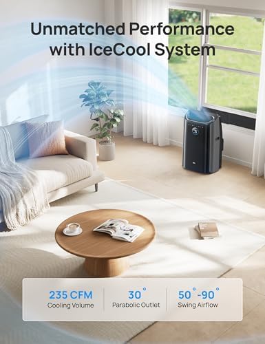 Dreo Portable AC Unit 12000 BTU Smart Cooling for Bedroom