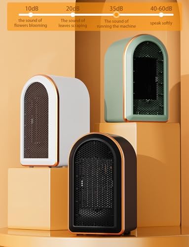 Efficient PTC Ceramic Space Heater with 2 Modes - 800W1200W Green