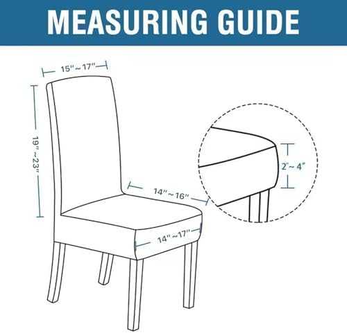 HVERSAILTEX Christmas Chair Covers Set of 4 1
