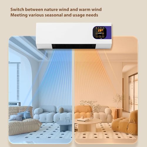 GOWENIC Electric Wall Heater with Remote Control