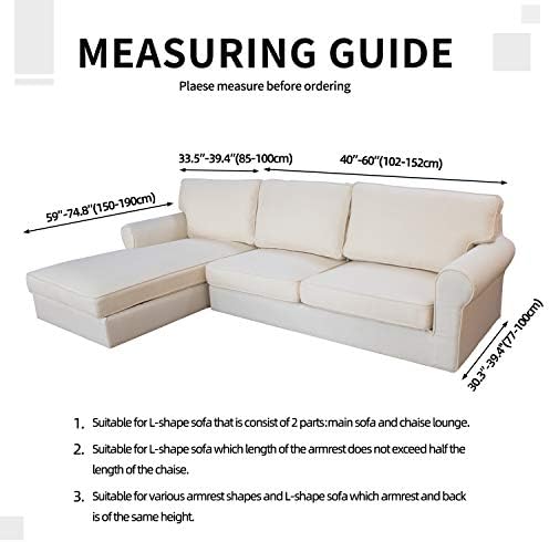 Easy-Going Stretch Sofa Slipcover 2 Pieces