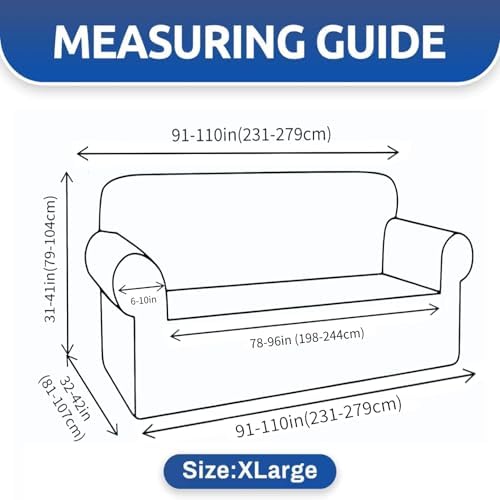 YEMYHOM Extra Large Sofa Slipcover with Magic Elastic