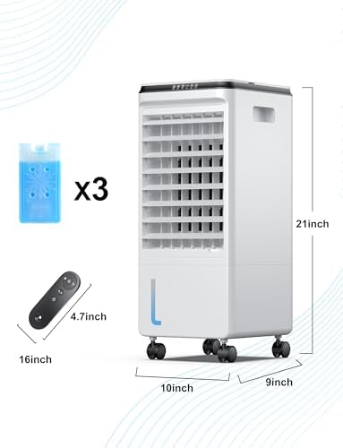 Slkdrft Portable Air Cooler with 7H Timer and 4 Modes 1