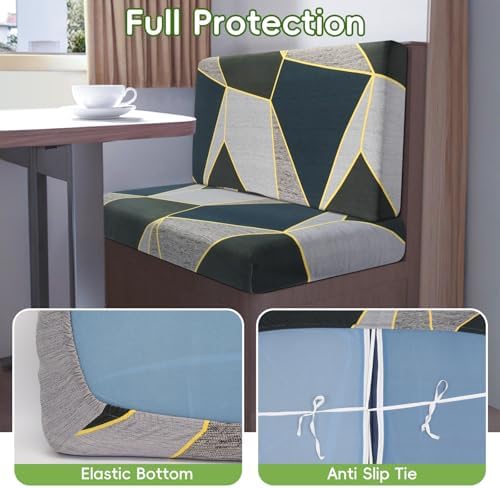 ByNaRIX RV Dinette Cushion Covers 2 Set