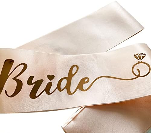 Rose Gold Bride to Be Sash for Bachelorette Party 1