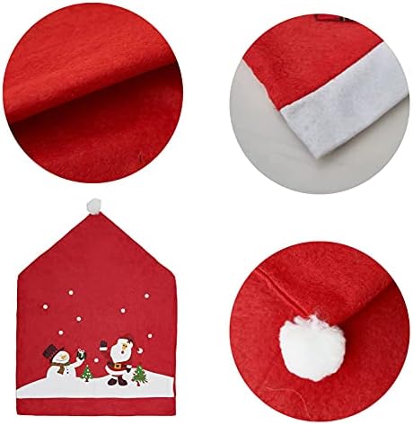 Phedrew 6Pcs Christmas Chair Covers for Dining Chairs 1