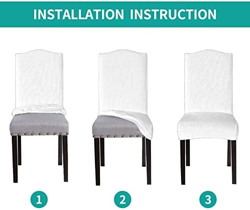 Cosmic Canvas Dining Chair Covers with Stretch Spandex
