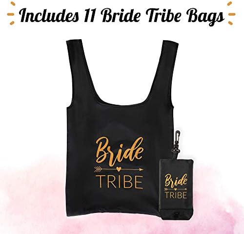 Pop Fizz Designs Bride Tribe Tote Bag Set 12 Pack 1
