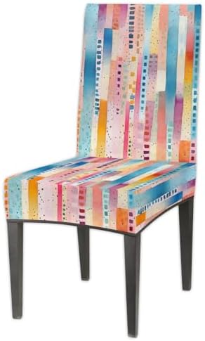 Tavisto Vibrant Skyline Canvas Chair Covers Set of 6 1