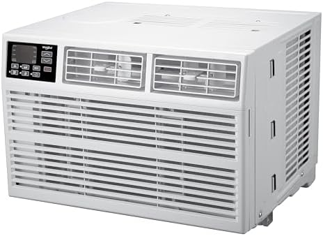 Whirlpool 24000 BTU Window Air Conditioner with Dehumidifier 230V Bright White