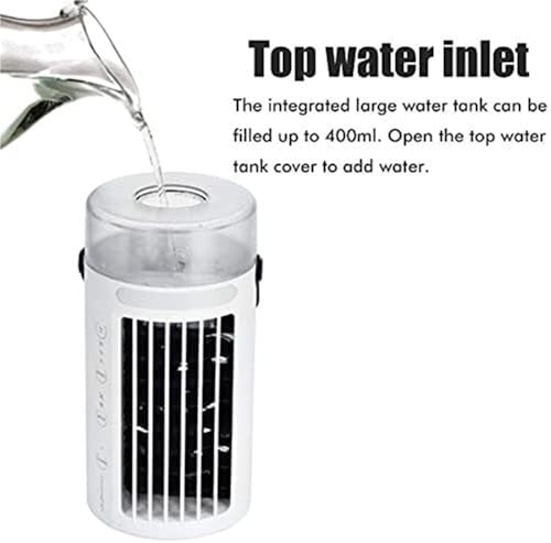 Mini Air Conditioner Fan with USB Power and Night Light