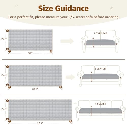 LOOBANI Fuzzy Sofa Cover for Dogs Washable