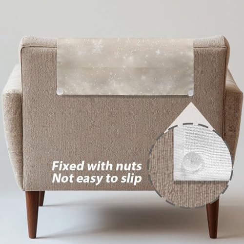 Christmas Gnome Recliner Headrest Cover for Home Furniture