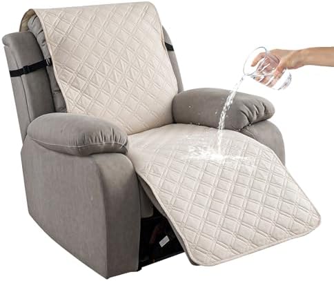 Recliner Chair Cover Waterproof Non-Slip Pet Protector for Living Room