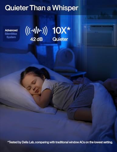 Della Smart Inverter Window Air Conditioner 8000 BTU