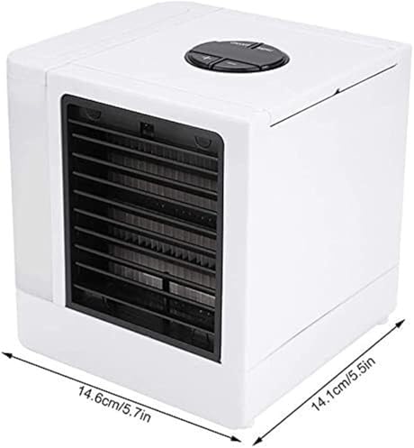 Cooler Ice Air Conditioner Portable USB Fan with LED Light