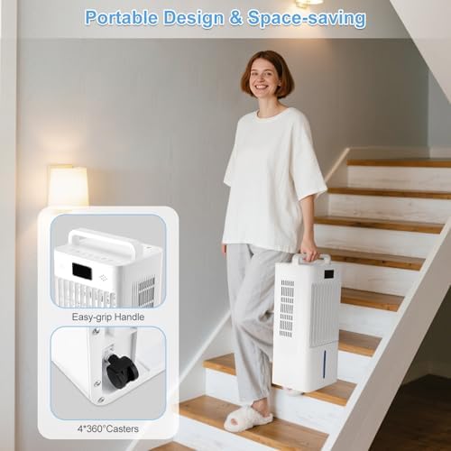 KEATEV 2025 Quiet Portable Air Conditioner with 10L Water Tank