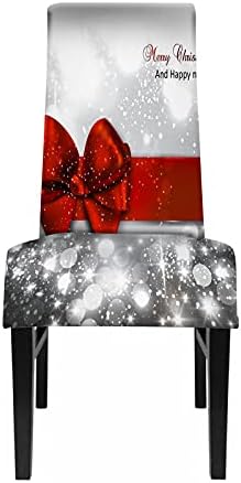 Wondertify Christmas Chair Covers for Dining Room