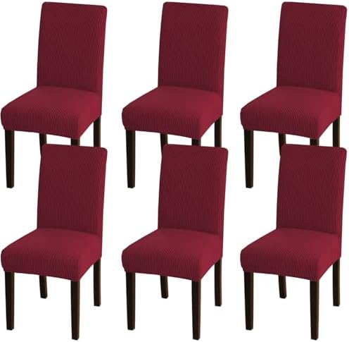 Turquoize Chair Covers Set of 6 for Dining Room and Hotel