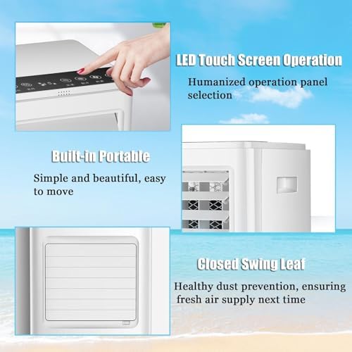 4-in-1 Portable Air Cooler for Home Office RV