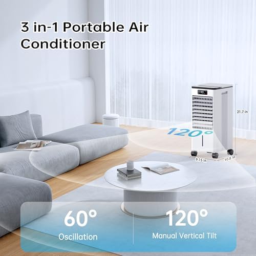Feculs 3-in-1 Windowless Air Cooler for 320 sqft Cooling
