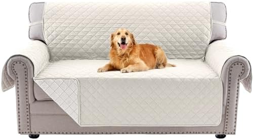 PrinceDeco Reversible Washable Loveseat Sofa Cover