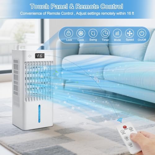 KEATEV 2025 Quiet Portable Air Conditioner with 10L Water Tank